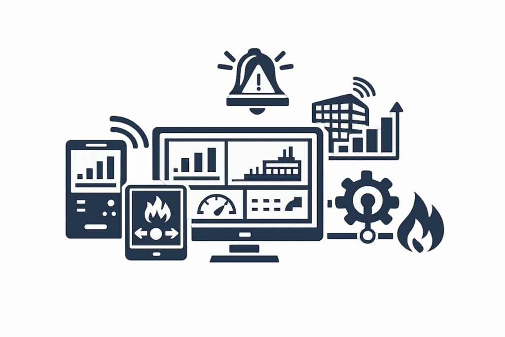 Icône supervision technique – GTC/GTA & monitoring infrastructures